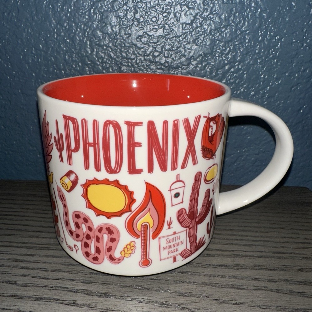 Starbucks PHOENIX Arizona Been There Series 14oz Coffee Mug Excellent Condition